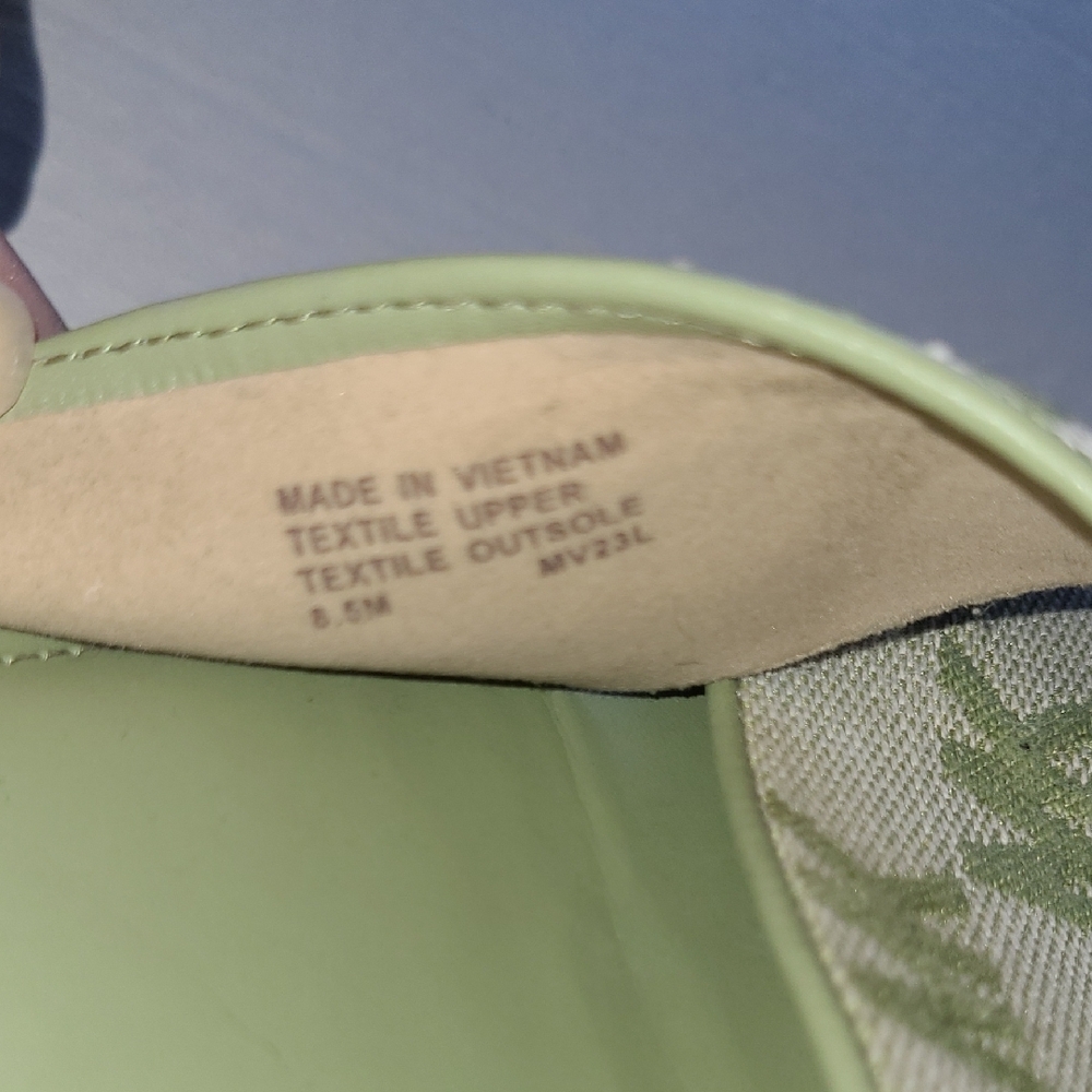 Michael Kors Logo Olive Green Women's Sandals - Picture 9 of 9